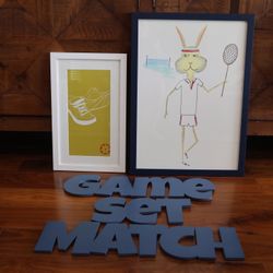 Kids Bedroom Wall Decor Tennis