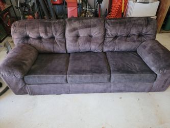 Dark Gray Microfiber Couch