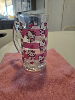 HELLO KITTY GLAS CUP 
