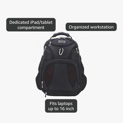 ECO STYLE Jet Set Carrying Case (Backpack) for 17" Notebook, Tablet
