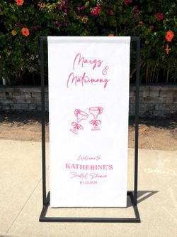 Custom Fabric Signs - Welcome signs