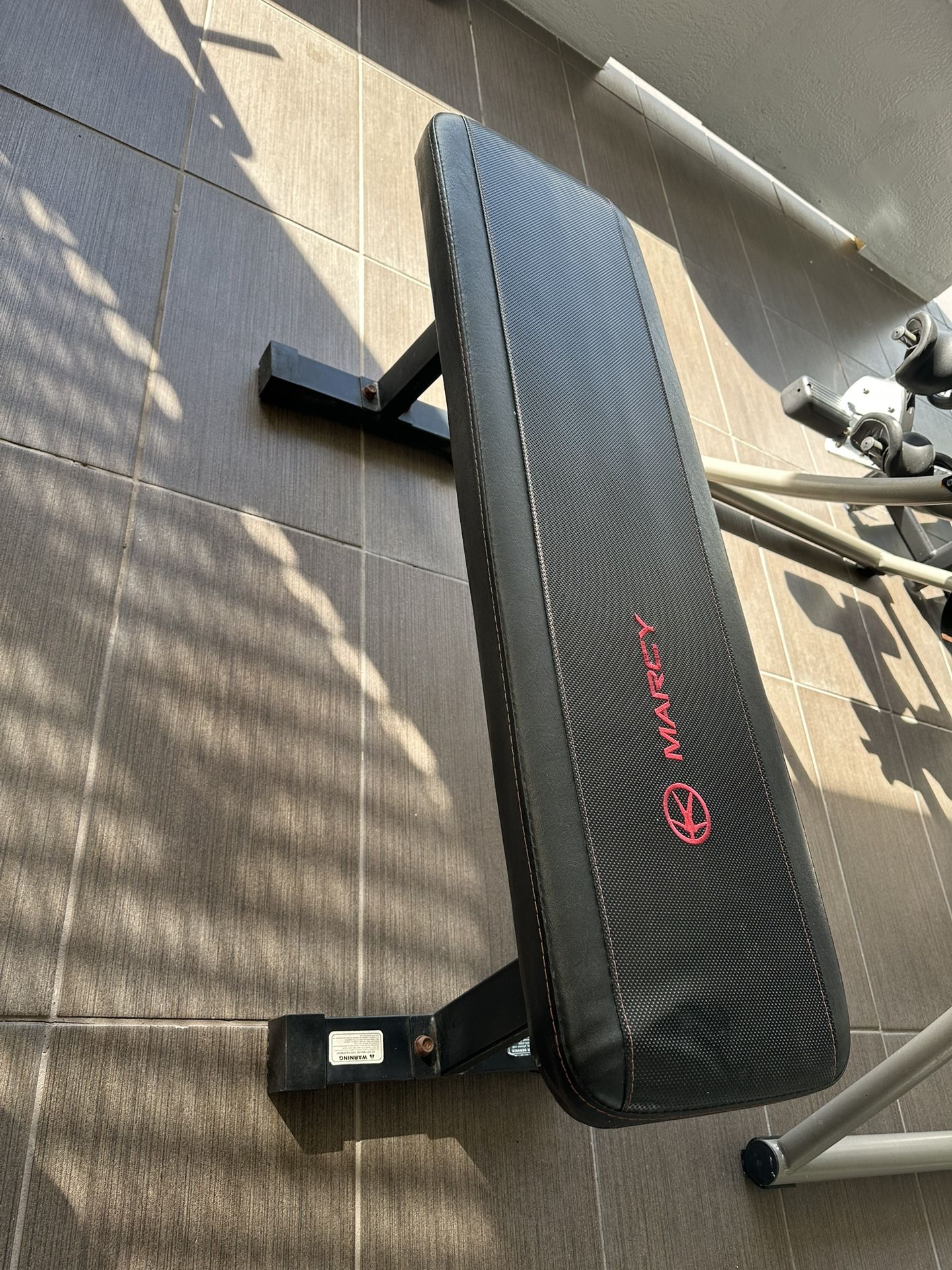 Flat Weight Bench Exercise Workout Bench
