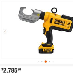 DEWALT (Brand Rating: 4.5/5)
20V MAX Cordless Died Cable Crimping Tool with (2) 20V 4.0Ah
Batteries, Charger and Case