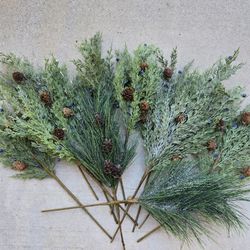 Artificial Pinecone Branches 