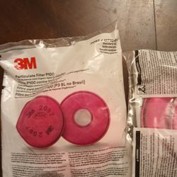 3M P100 Particulate Filters 