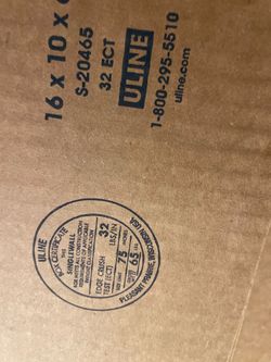 ULine shipping box 32 boxes