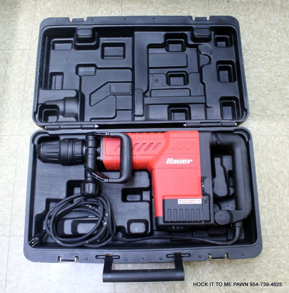 Bauer 12.5 Amp SDS Max Type Pro Demolition Hammer Kit for Sale in