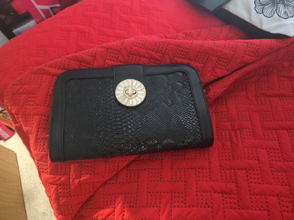 Leather purse Clutch π