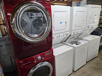 Stainless Steel Slide-In Electric Range Washer Dryer Fridge Stove Oven Stackable management and landlord special free warranty Repair