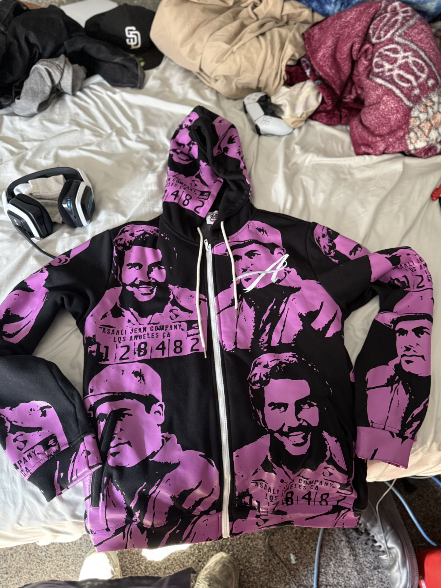 Asaali OG Cartel zip-up hoodie