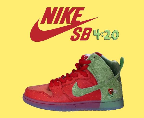 Nike Dunk High SB Skunks Pro 420 Strawberry Cough Dead Huf Grateful Size | ubicaciondepersonas 