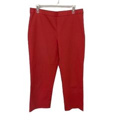 Worth Woman’s Coral Cotton Pants, Sz 8