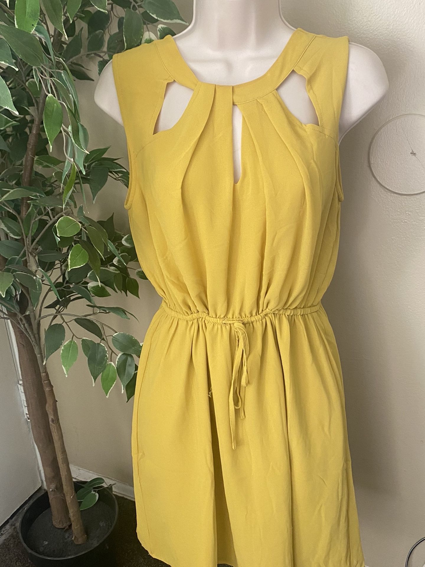 Cute Yellow Summer Dress 