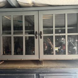 Cabinet With French Glass Door