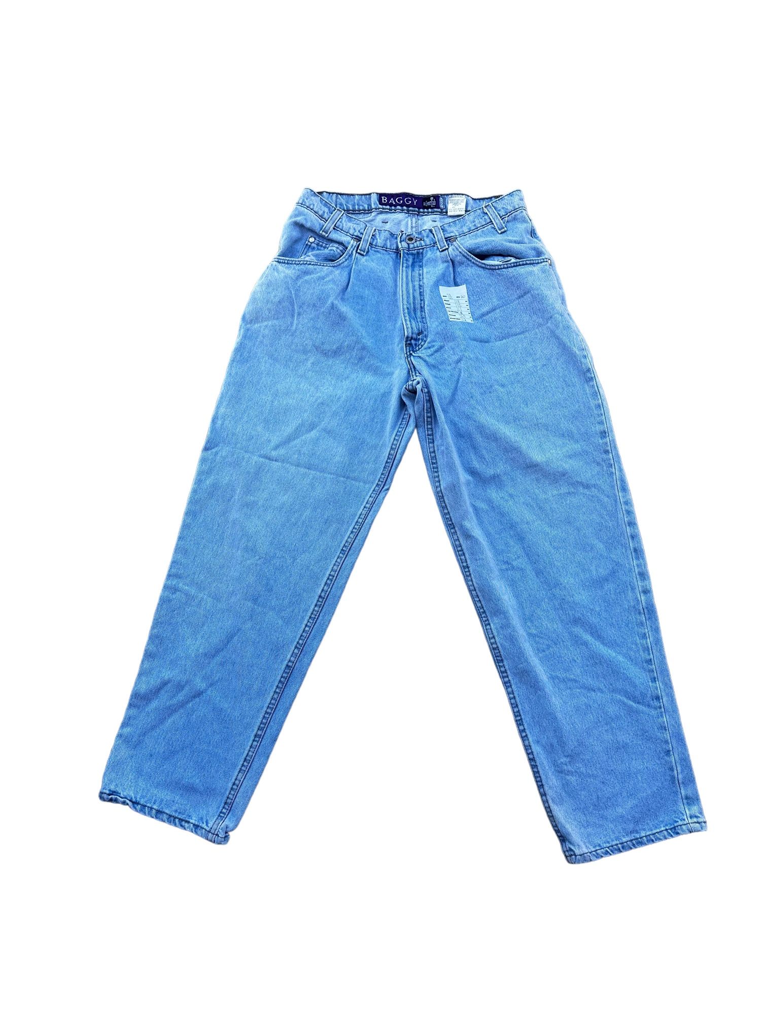 Levis Silvertab Baggy Fit Blue Denim Vintage Jeans 90s