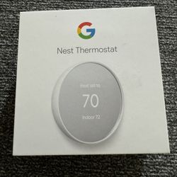 Google nest thermostat white