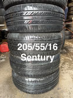 205/55/16 (4) Sentury Touring 