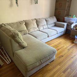 2 Pieces Sectional Sofa 