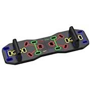 Push Up Board Fitness, Multi-function 12 in 1 Push Up Bar with Color Coded, Professional Pushup Bar System for Chest, Triceps, Back, Abs Exercises, Po