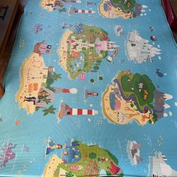 Baby Care Play Mat (Large, Playful - Magical Island) 82'' x 55'' 