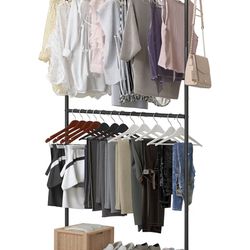 Double Rod Clothing Rack