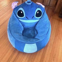 Kids Disney Stitch Bean Bag Chair like new