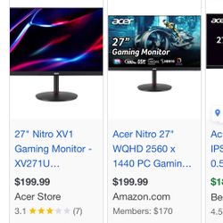 Acer Gaming Monitor 