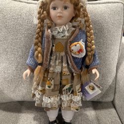 Collectible Porcelain Doll, Andrea