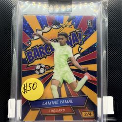 LAMINE YAMAL WILD CARD COMIX ROOKIE CARDS