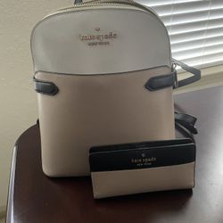 Kate Spade Backpack and Wallet Set