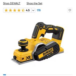 DEWALT XR 3.25-in W 20-volt max Handheld Planer (Tool Only) No Battery No Charger 