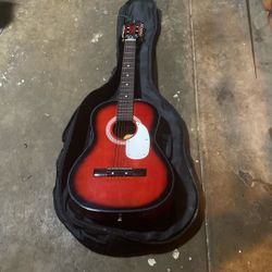  vintage Sears acoustic guitar