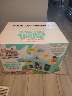 Dude Perfect Ultimate Sports Inflatable Bounce House, 4-in-1, 8' X 10'