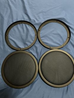 8” Speakers Grill Pair