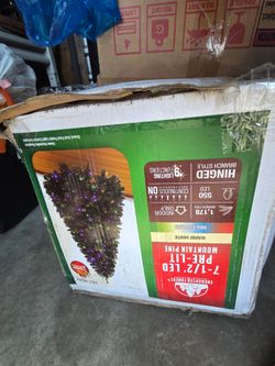 Prelit Christmas tree