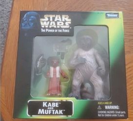 Starwars the Power of The Force. Kaberle and Muftak by Kenner