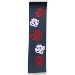 Red Roses Griptape Powell Peralta Mini-Logo White Hand Painted Custom Stencil