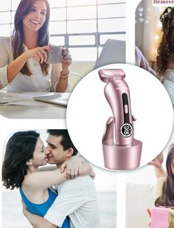 NEW Akunbem Women's Electric Shaver - Pink Cordless Razor Wet/Dry Waterproof