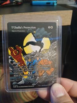 Magic superheroes T'challa's protection
