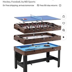 MD Sports 54" 4-in-1 Multi Game Table. 