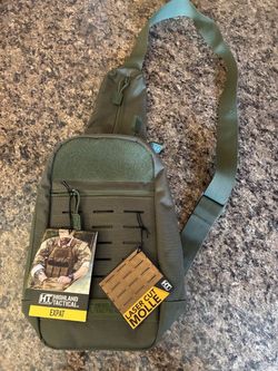 Brand New Highland Tactical EXPAT Mini Crossover Bag – Army Green