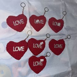 Heart Keychain Wallets 