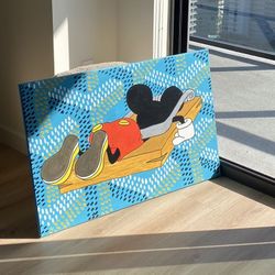 GOYARD MICKEY - Original Painting With Matte Finish ( 3’ X 2’ )