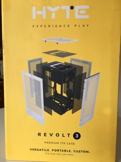 Hyte Revolt 3 - ITX PC Case - Sealed (black)