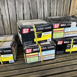 6 in. x 2-Gauge 60-penny Bright Steel Smooth Shank Common Nails 50 lb. Box