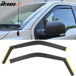 Fits 2015-2020 Ford F-20150 2017-2022 F250 F350 Regular Cab Window Visor In-Channel Guard