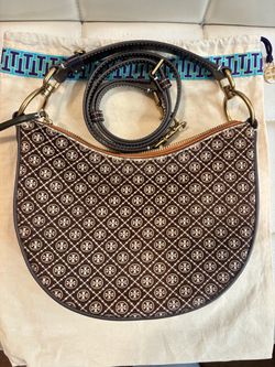 Tory Burch T Monogram Mini Crescent