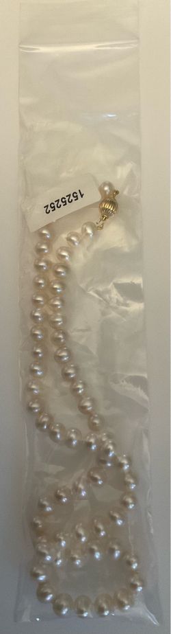 Pearls Freshwater Cultured 6.5-7mm 14kt Yellow Gold Clasp