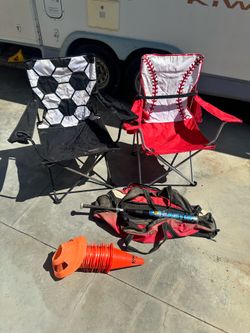 Baseball & soccer stuff $20 pick up only