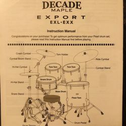 Backline Equipment: Drum Set + Keyboard Stands + Guitar Stand